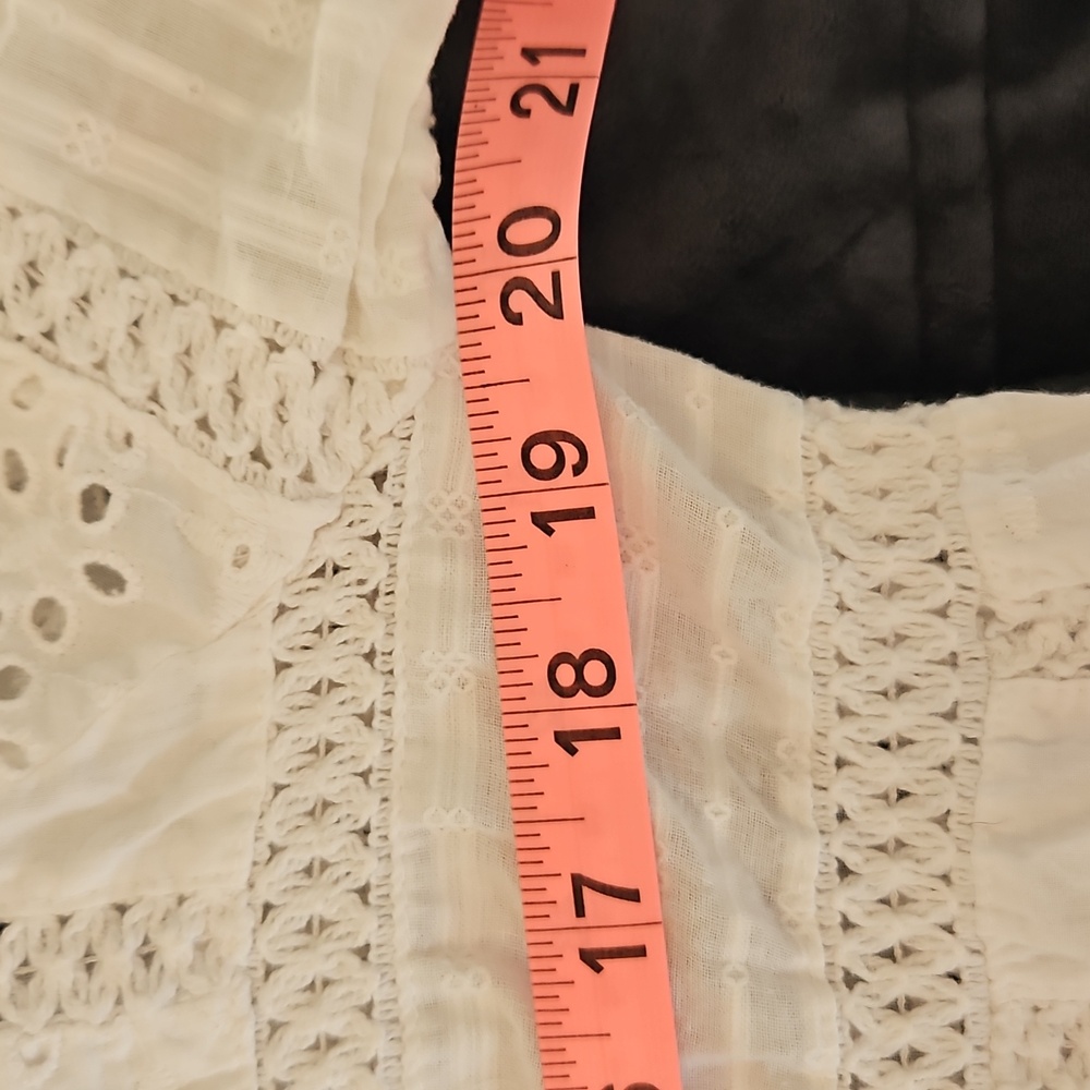 Dylan White "High Line" Patchwork Eyelet & Croche… - image 8